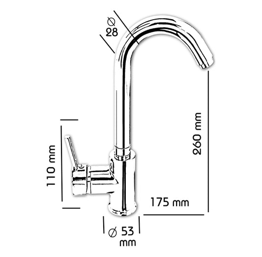 Muslukplus Joystick Evye Bataryası, Evye Musluğu