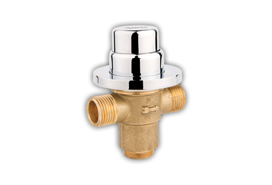 Zaman Ayarlı Sıvaaltı Pisuar Musluk Pirinç Rozetli